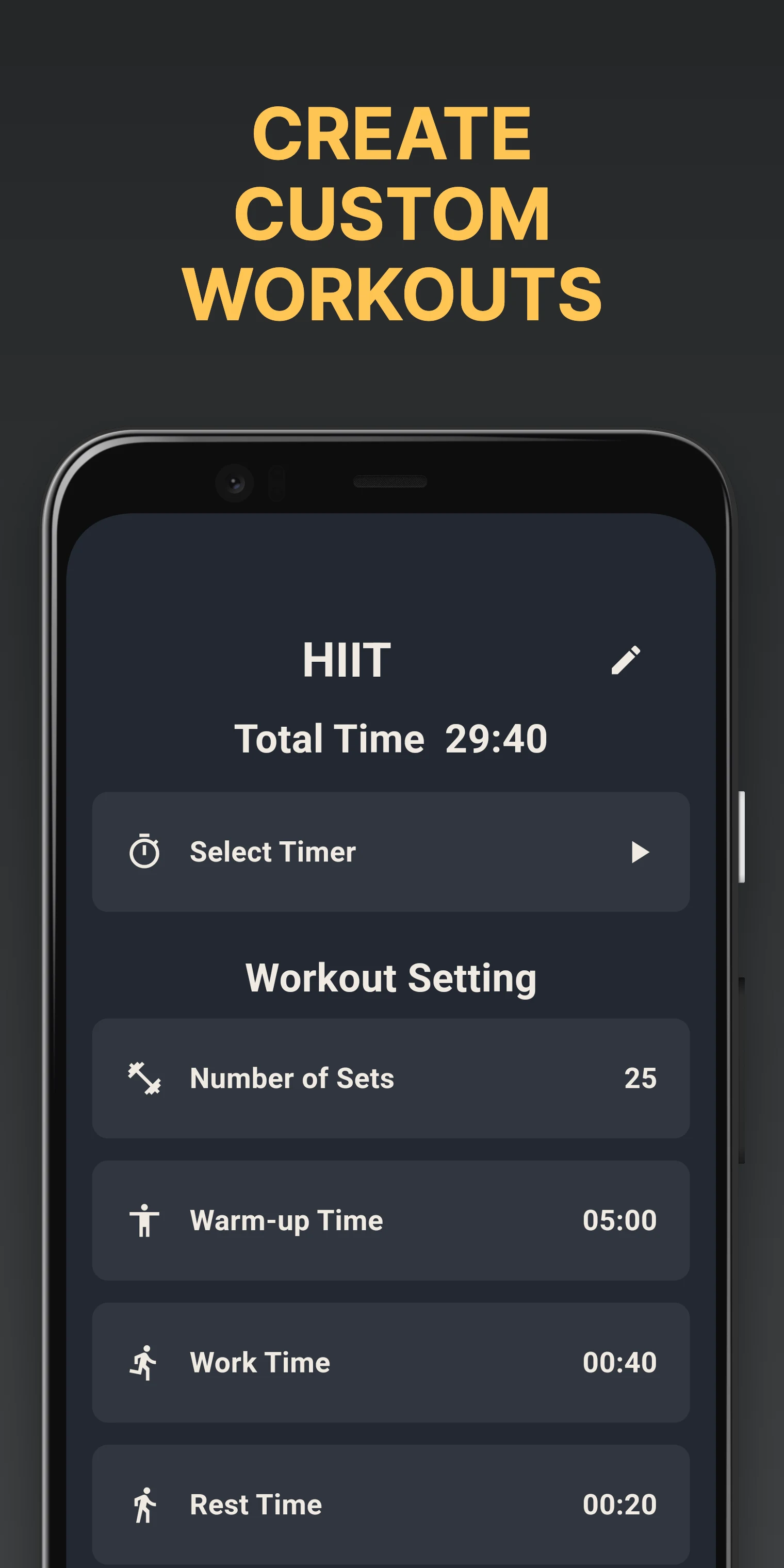 Interval Workout Timer - HIIT screenshot