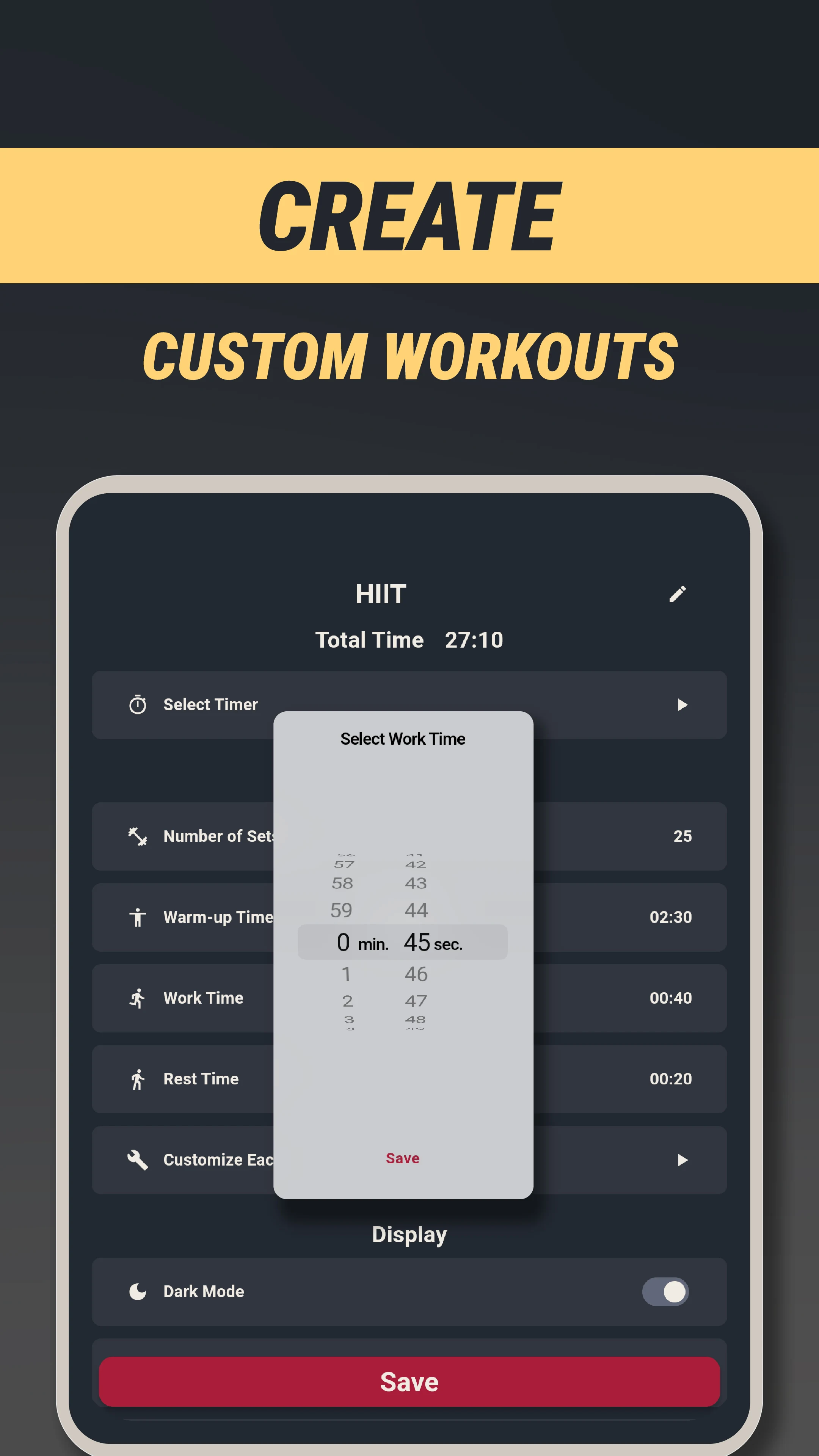 Interval Workout Timer - HIIT screenshot