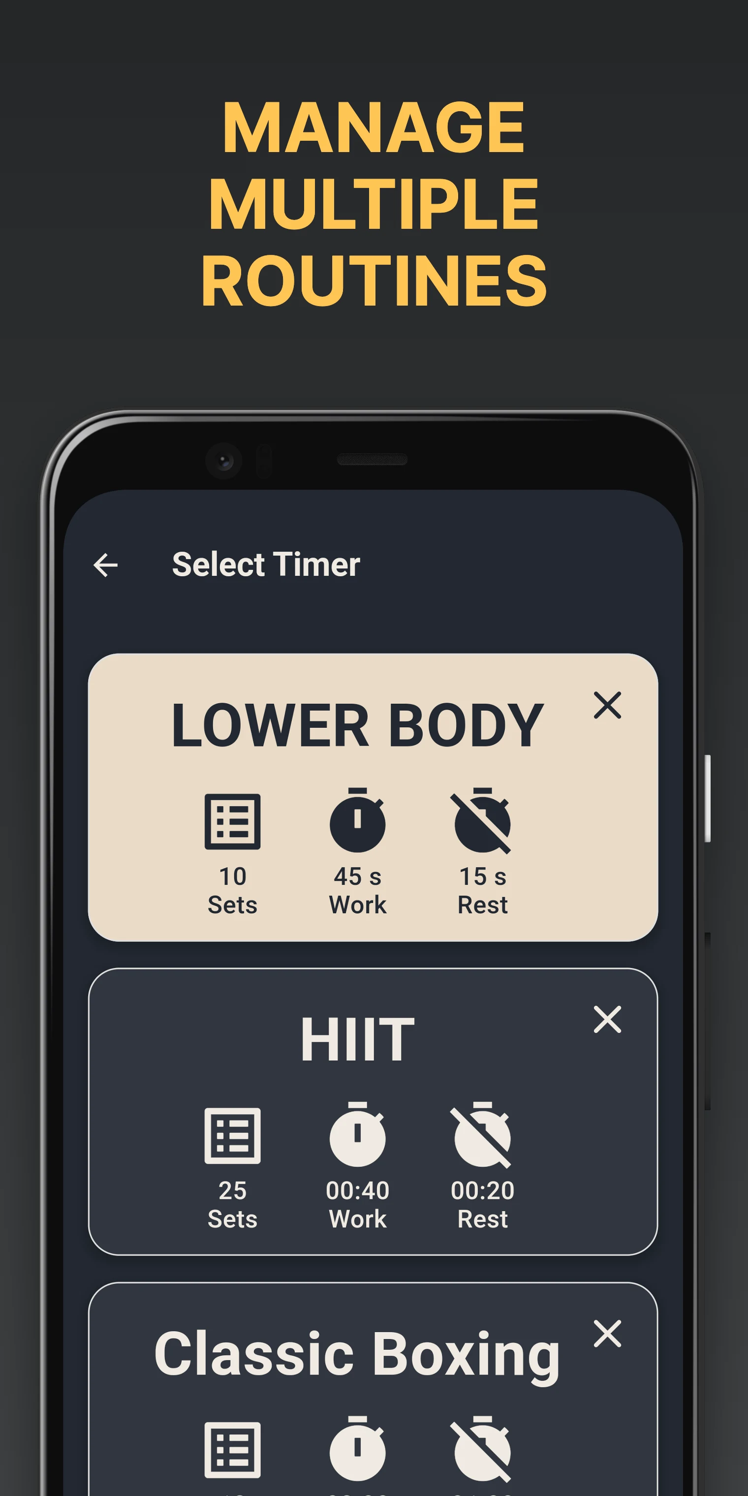 Interval Workout Timer - HIIT screenshot
